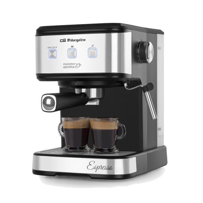 Orbegozo EX 5210 Cafetera Expreso 1100W 20 Bares Orbegozo EX 5210 Cafetera Expreso 1100W 20 Bares